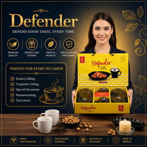 Luxury Coffee Set Boxed Printing Custom Logo Espresso Cups Noble Nectar Cafe 6+<b>1</b> <b>Gift</b> Set Tea Snack Serving <b>for</b> Festive Gifting - Product Image 2