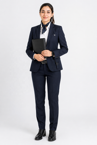 Uniformes d'aviation personnalisés à manches longues pour pilotes et personnel de cabine |   Uniformes d'aviation OEM ODM |   Uniforme du personnel de sécurité aéroportuaire féminin - Product Image 1