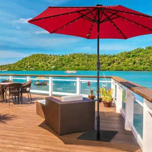 Base per Ombrellone Quadrata da 40 Libbre per Patio e Giardino, Resistente per Ombrelloni e Basi da Esterno - Product Image 2