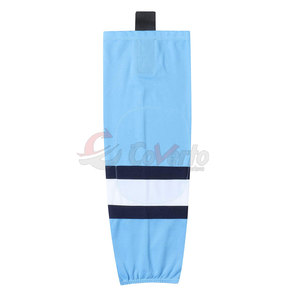 Chaussettes de hockey sur glace de haute qualité, design d'équipe personnalisé, chaussettes athlétiques anti-humidité pour usage sportif professionnel - Product Image 3