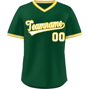 2026 Trendy Baseball V Neck Jersey 100%<b>Polyester</b> Breathable Anti-Bacterial Lightweight Custom Logo Team Name Baseball <b>Shirt</b> - Product Image 2