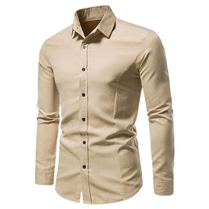 Chemise habillée formelle pour homme en tissu Dobby 100 % coton, confortable, de haute qualité, imprimée sur mesure, respirante, anti-boulochage et infroissable - Product Image 2