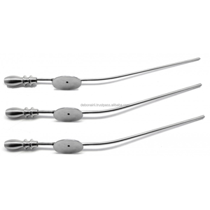 Ensemble de 3 tubes d'aspiration Baron | Instruments d'aspiration chirurgicale | Kit de tube d'aspiration ENT en acier inoxydable ensemble de tubes d'aspiration chirurgicale - Product Image 2