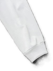 Ensemble de survêtement unisexe en coton blanc, à capuche, manches longues, couleur unie, coupe décontractée, pantalon et sweat à capuche avec cordon de serrage, pour l'automne - Product Image 3