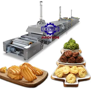 Save raw materials high production cookies making machine biscuit stuffed biscuit making machine