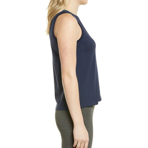 Ropa de Gimnasio Personalizada al por Mayor, Chaleco Deportivo de Invierno para Mujer, Talla Grande, Transpirable, Cuello Redondo, Sin Mangas, Marca BS - Product Image 3