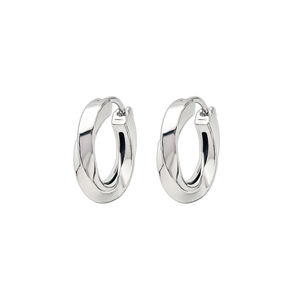 ELEGANT 925 STERLING <b>SILVER</b> PLATED HOOP <b>EARRINGS</b> FOR WOMEN BOHEMIAN FASHION JEWELRY PERFECT ANNIVERSARY GIFT LIGHTWEIGHT STYLE - Product Image 3