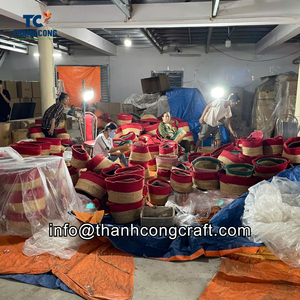 Recién llegado, cesta de maceta de ratán con maceta hecha a mano, venta al por mayor, OEM, alta calidad, mejor precio, proveedor de Vietnam, entrega rápida - Product Image 5