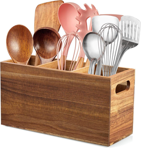 New Product Wood Spoons Spatula Kitchen <b>Tabletop</b> Accessories Cookware Utensil Holder - Product Image 3
