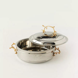 Vente directe : Casseroles classiques pour fondue, marmite à soupe en cuivre avec couvercle pour la maison et la restauration, marmites à soupe en aluminium - Product Image 3