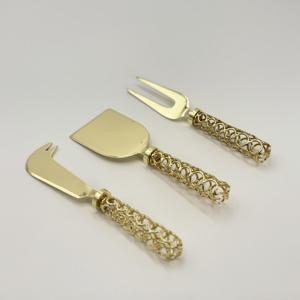 Ensemble élégant de couteaux à fromage avec manches en fil de fer, lame en acier inoxydable de qualité supérieure pour couper, trancher et une présentation de table raffinée - Product Image 6