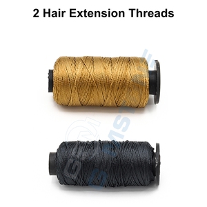 Kit Profesional de Extensiones de Cabello con Pinza de 2 Orificios para Microperlas, Pinzas de Cocodrilo, Gancho de Tracción, Aguja para Perlas e Hilo - Product Image 4