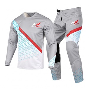 Combinaison de motocross pour homme à manches longues avec impression par transfert thermique personnalisée, logo personnalisé, % polyester, coupe-vent, respirante, en solde - Product Image 5
