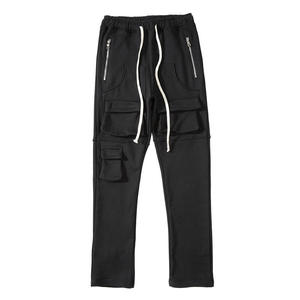 Pantalon de jogging cargo décontracté pour homme, style streetwear printemps, multi-poches, en toile respirante et écologique - Product Image 2