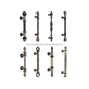 มือจับประตูทองเหลืองสำหรับประตูบ้านหรือโรงแรมดีไซน์หลากหลาย - Product Image 2