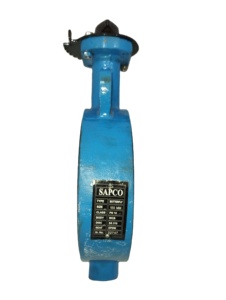 Vanne papillon industrielle à levier manuel 65 mm CI Body avec disque SS304 Type de plaquette eau huile gaz nitrile/epdm siège en caoutchouc - Product Image 2