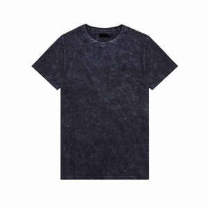 T-shirt vintage délavé personnalisé pour homme, 100 % coton, coupe classique, grandes tailles, logo, tissu polaire respirant, séchage rapide, col rond, décontracté - Product Image 5