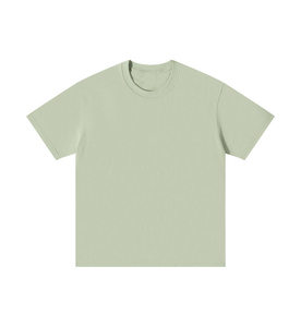 T-shirts formels pour hommes en coton 100% de haute qualité, coupe ample, épaules tombantes, anti-boulochage, 230g, unisexe - Product Image 4