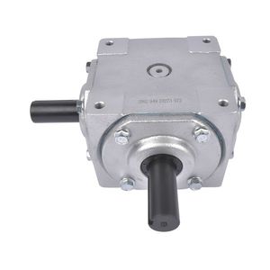 40 HP Right Angle Bevel Gearbox with 2 Keyed Shafts 1:1 Ratio Model #19455 SR KW KW GR - Product Image 1