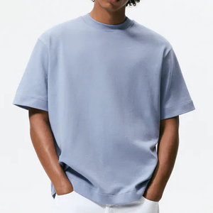 Camisetas vintage para hombre, de gran tamaño, con estampado gráfico, de punto, 100% algodón, camiseta para hombre, corte holgado, camisetas de gran tamaño. - Product Image 1
