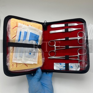 Kit de Práctica de Sutura para Estudiantes de Medicina, Kit Completo de Entrenamiento de Sutura con Almohadilla de Silicona e Instrumentos Quirúrgicos |   Del Crudo al Fino - Product Image 2