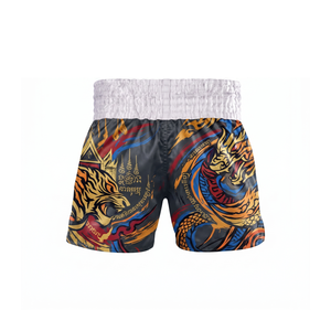 Pantalones Cortos de Artes Marciales Mixtas Askar Unisex, Impresión por Transferencia de Calor, Transpirables, Ligeros, de Secado Rápido, de Poliéster, para Adultos, con Logotipo Frontal - Product Image 2
