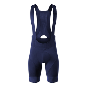 Cuissard de cyclisme personnalisé pour homme, couleur unie, respirant et absorbant la transpiration, avec bretelles dorsales en mesh - Product Image 1