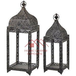 Farol Metálico Abierto de Diseño Nórdico para Decoración del Hogar, Portavelas Metálico - Product Image 2