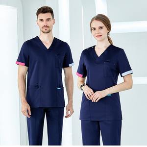Uniformes de Hospital para Enfermeras, Uniformes Médicos Unisex para Salón de Belleza y Consultorio Dental, Ropa de Trabajo Médica con Logotipo Personalizado, Conjuntos de Uniformes Transpirables - Product Image 1