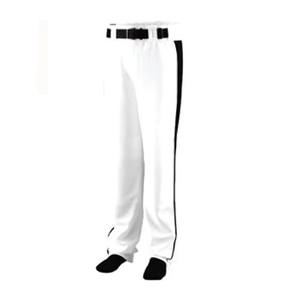 Maillot de baseball bleu marine pour homme avec accents blancs sur les manches et fermeture boutonnée, coupe classique, manches courtes, uniforme pour adultes - Product Image 3