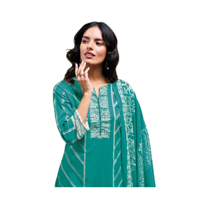Pashmina Imprimé Broderie Salwar Kameez Costumes Catalogue complet disponible au tarif de gros, collection premium. - Product Image 1