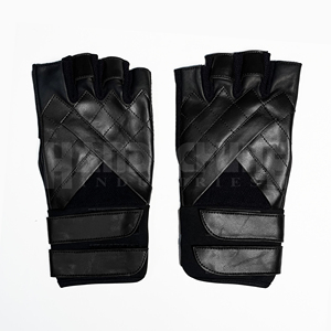 Gants de musculation unisexes confortables, ajustables, résistants, demi-doigts, en PU respirant et légers pour la salle de sport - Product Image 3