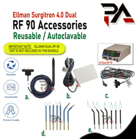 Accessoires électrochirurgicaux de haute qualité réutilisables, autoclavables, en acier inoxydable, certifiés CE, pour usage vétérinaire, Ellman Surgitron 4.0