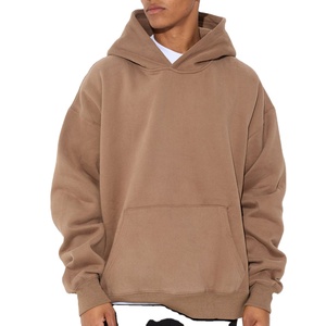 Sudadera con Capucha Personalizada para Hombre, 100% Algodón, con Cierre, Estilo Holgado, Hombros Caídos, Gruesa, Térmica, con Bolsillos Funcionales - Product Image 4