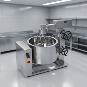 Olla de vapor rotatoria de inducción con camisa de inducción Amicook 380V/440V para preparación de comidas al vapor, pasta, currys, cacerolas basculantes y preparación de comidas en general. - Product Image 3