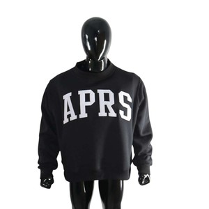 APRS Letter Print Crew Neck Sweatshirt <b>Women</b> 100% Cotton Knitted Full Sleeve Autumn Style - Product Image 3
