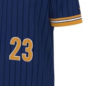 Camiseta de Béisbol de Manga Corta con Botones, Uniforme de Equipo Personalizado, Ropa Deportiva, Camiseta de Béisbol Informal con Botones en la Parte Delantera, 100% Poliéster - Product Image 6