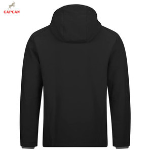 Veste softshell légère à fermeture éclair intégrale avec logo, en nylon/polyester écologique, pour l'hiver - Product Image 2