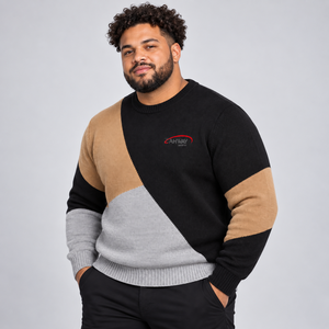 Pull pour homme durable avec tricot chaud, tissu doux, coupe confortable, col classique, poignets côtelés, idéal pour l'hiver - Product Image 4