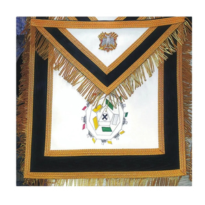 Newest Design Top High Quality Light Weight Masonic Regalia French Rite Degree Apron Freemason Available in Good Prices - Product Image 1