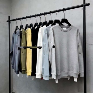 Pull-overs et sweats à capuche amples à col rond pour hommes, personnalisés, tendance, de marque, en tissu tissé, pour jeunes - Product Image 5