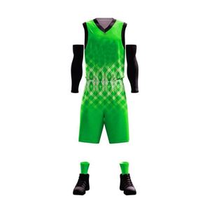 Maillots de basketball personnalisés en gros, séchage rapide, en tissu interlock, avec numéros, pour les programmes sportifs scolaires - Product Image 2