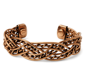 Brazalete de Cobre con Diseño de Cruz en Relieve de Antique Creations, Joyería de Lujo para Hombre y Mujer, Regalo - Product Image 5
