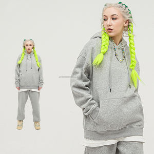 Ensemble de pantalons de survêtement et de sweat à capuche multicolores 100% coton surdimensionné 500 gsm de haute qualité - Product Image 4