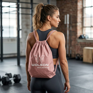 Waterproof PU Gym Training Bag Drawstring Closure for Weight Lifting Cross Training-Lightweight Durable Anti-Slip Travel Storage - Product Image 3