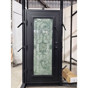 Royal Luxury Rust-resistant Steel Security Exterior Main Gate Intricate Pattern Powder-Coated Finish Easy Assembly Modern <b>Swing</b> - Product Image 4