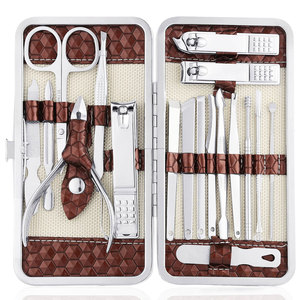 High Quality Stainless Steel <b>Manicure</b> & Pedicure <b>Kit</b> Durable Compact Case Premium Personal Care Essentials - Product Image 1
