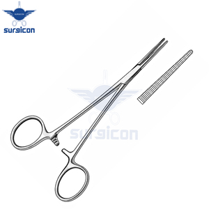 Pinzas Leriche para arterias de 15 cm (6 pulgadas), rectas, de acero inoxidable premium, hemostáticas, para cirugía general y cirugía vascular. - Product Image 5