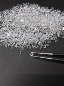 Topacio Blanco Natural de 2.5MM, Corte Cuadrado Escalonado, Gemas Sueltas de la Mejor Calidad para Joyería - Product Image 5