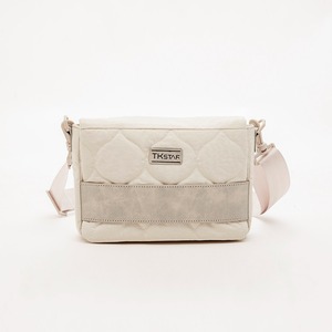Simple white quilted small shoulder <b>bag</b> lightweight design shoulder <b>bag</b> messenger <b>bag</b> versatile daily <b>bag</b> - Product Image 1